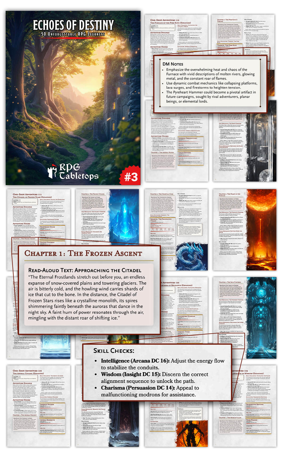 Preview of immersive RPG maps for D&D and other RPG games. These maps are designed to play immersive campaigns with their players. RPG Tabletops
