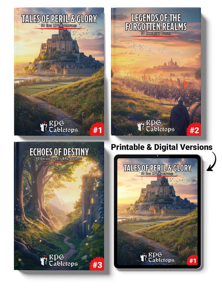Tabletop Rol Books RPG Tabletops - Immersive Resources for Your RPG Campaigns