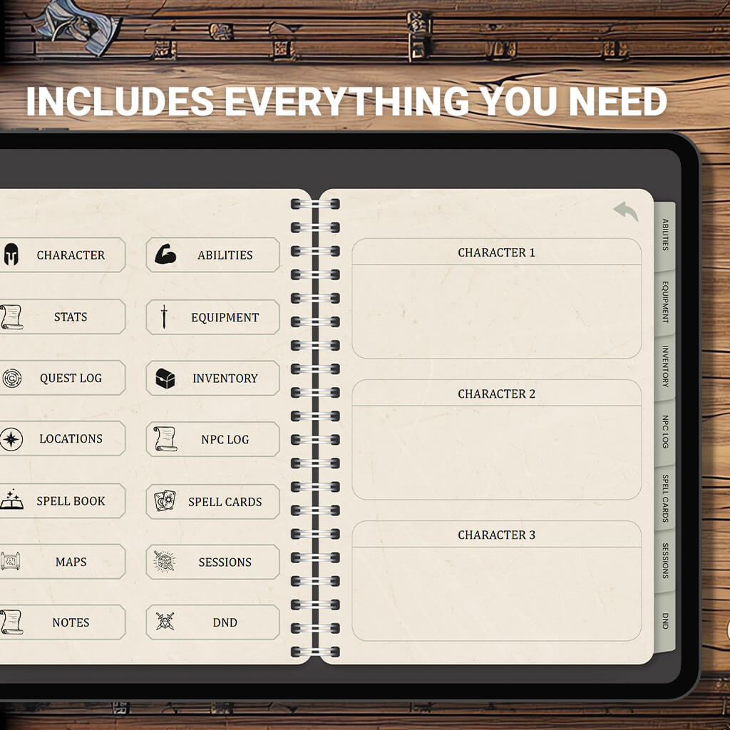 All-in-One RPG Digital Journal