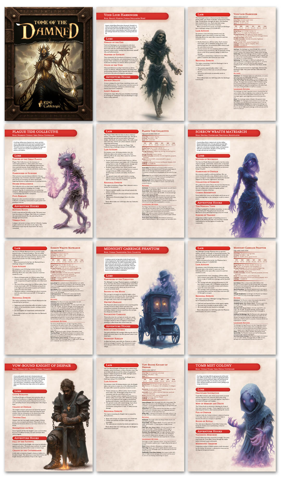 Preview of immersive RPG maps for D&D and other RPG games. These maps are designed to play immersive campaigns with their players. RPG Tabletops