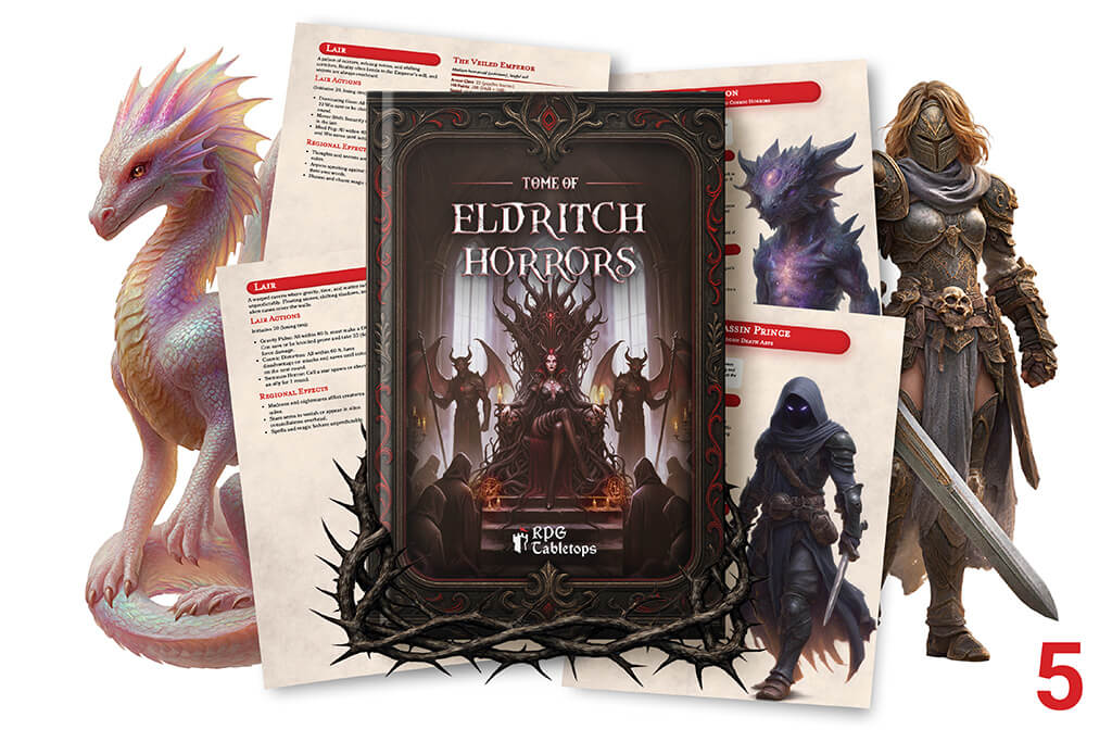 Close up of a detailed RPG maps that shows the level of detail.