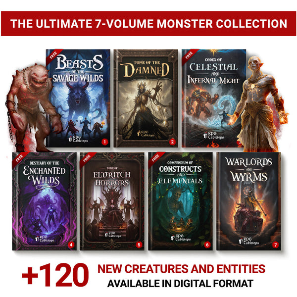Masters of Monsters: 7 Tomes of Power for the 5th Edition – RPG