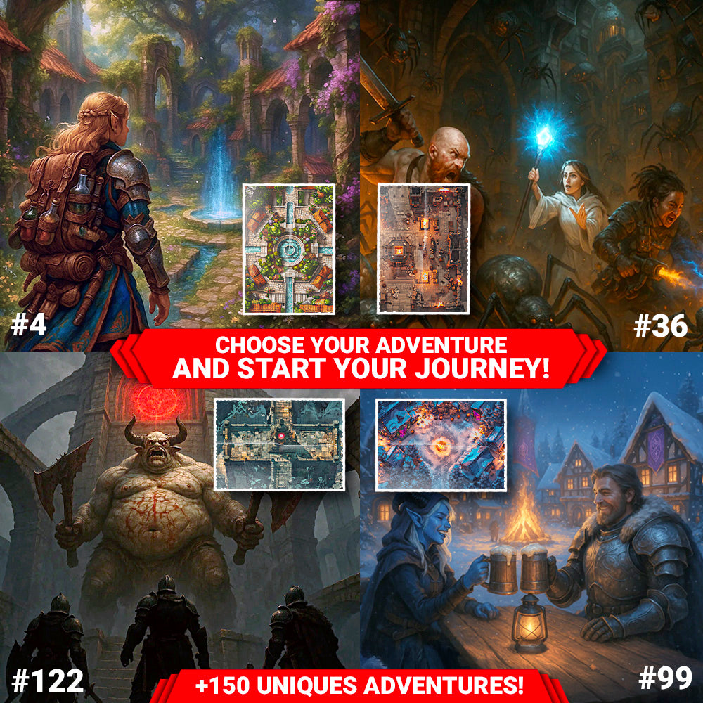 Close up of a detailed RPG maps that shows the level of detail.