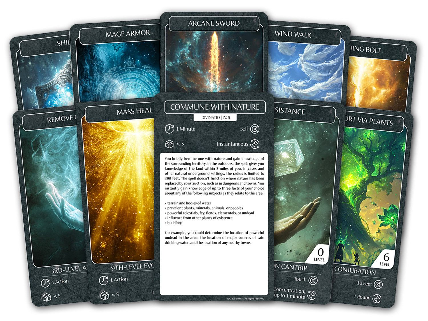 408 Printable DnD Spell Cards - 2014 & 2024 Edition 408 Printable DnD Spell Cards - 2014 & 2024 Edition